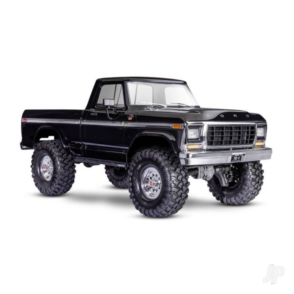 Traxxas TRX-4 1979 Ford F-150 1:10 4WD Electric RTE Scale & Trail Crawler - Black (+ TQ 2-ch/XL-5 HV Titan 550/Clipless Body)