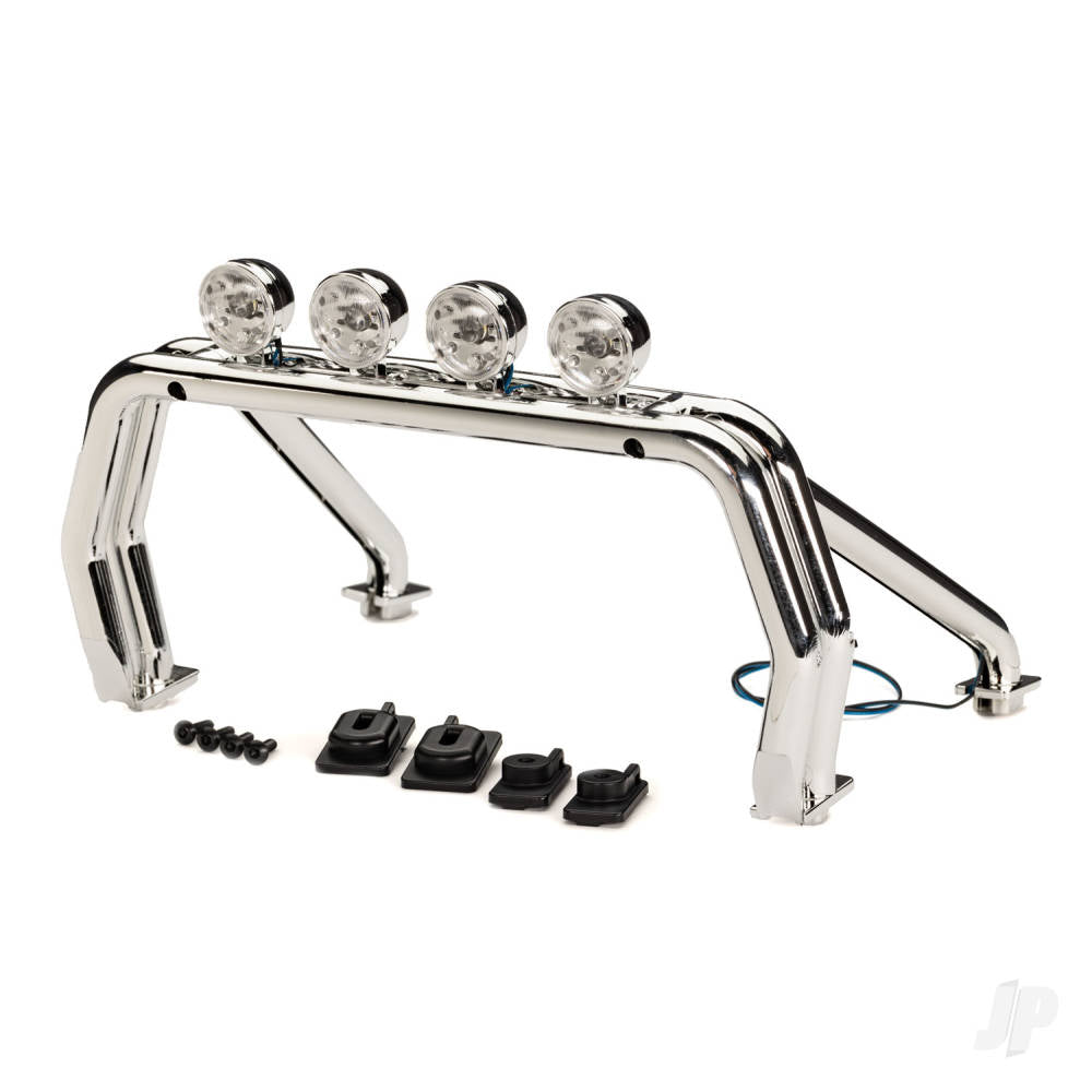 Roll bar (assembled with LED light bar)/ mounts (front (2) rear (left & right))/ 2.6x12mm BCS (self-tapping) (4) (fits #9212 body)