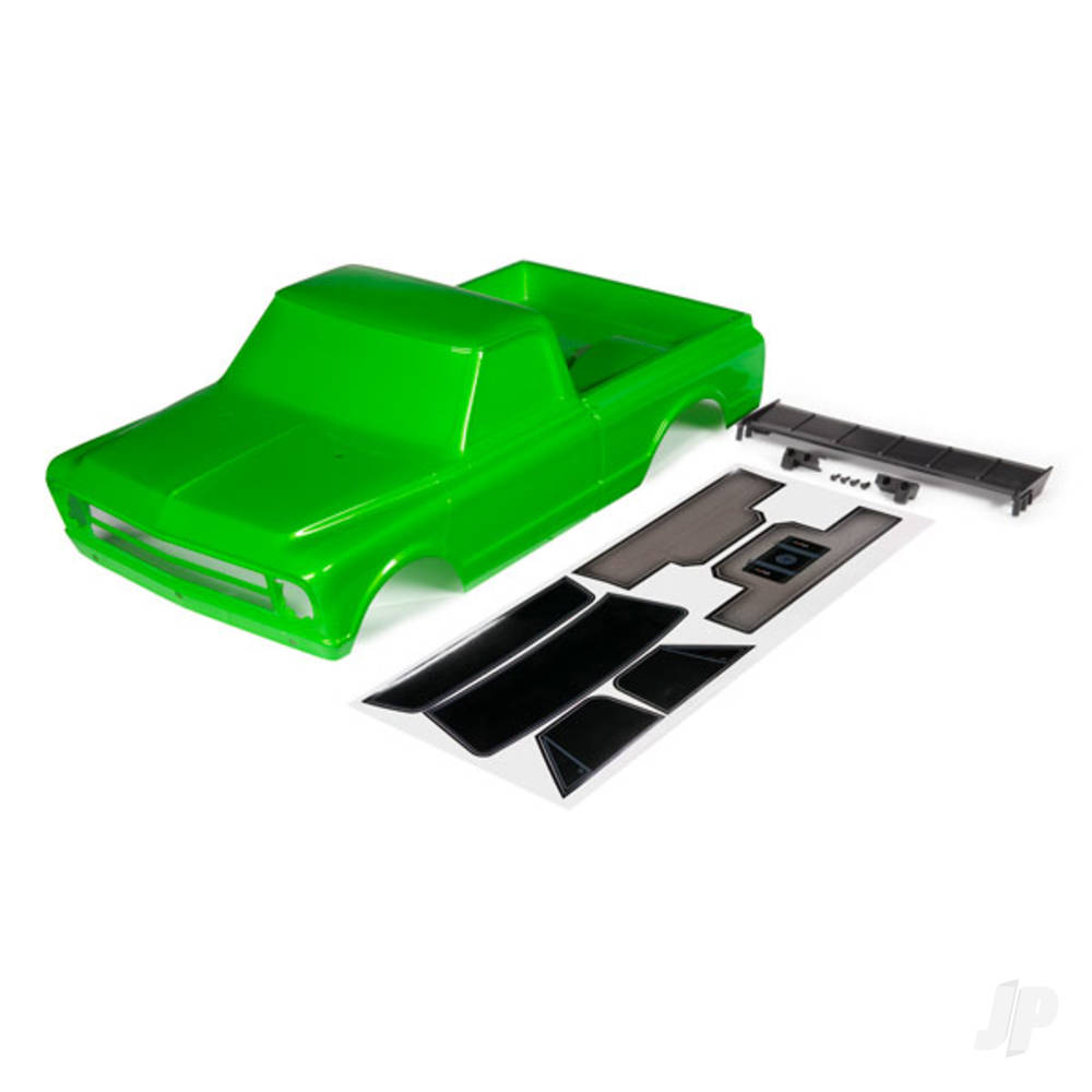 Body Chevrolet C10 (green) (includes wing & decals)