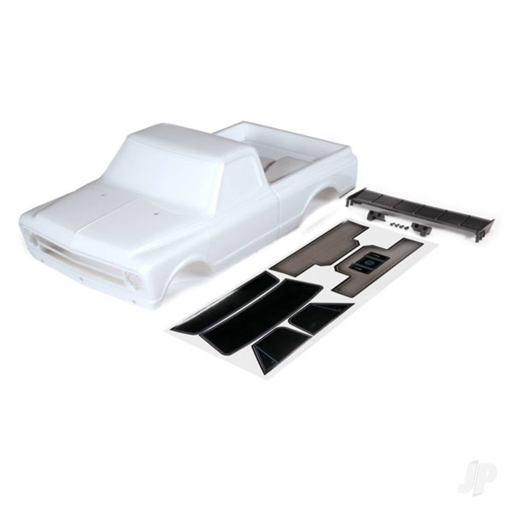 Body Chevrolet C10 (white) (includes wing & decals)