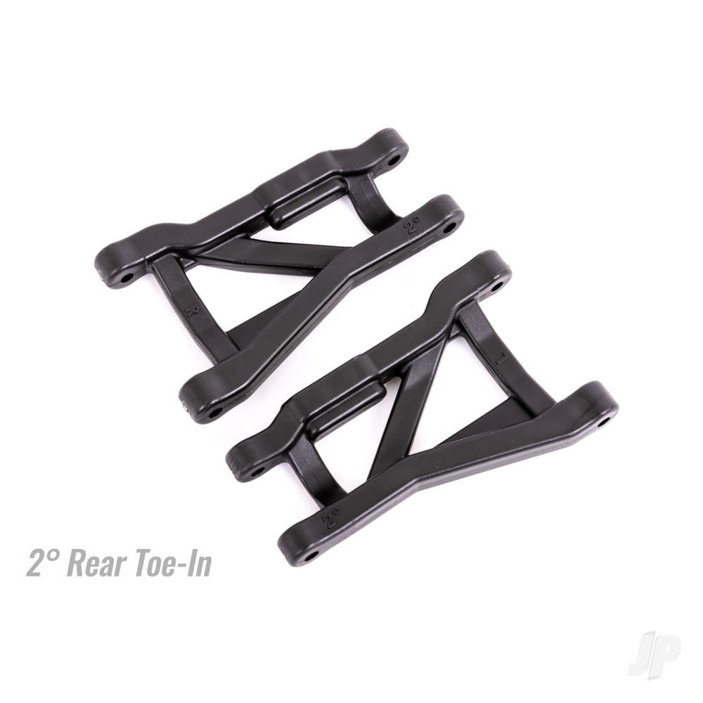 Suspension arms black rear (left & right) heavy duty 2deg toe angle (2)