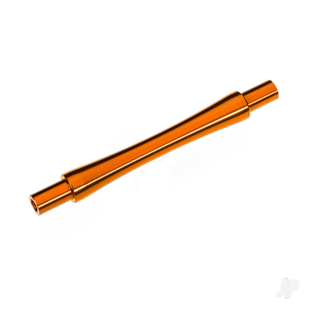Axle wheelie bar 6061-T6 aluminium (orange-anodised) (1)/ 3x12 BCS (with threadlock) (2)