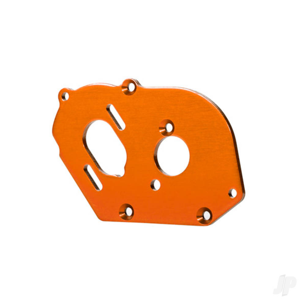 Plate motor 6061-T6 aluminium (orange-anodised) (4mm thick)/ 3x10mm CS with split and flat washer (2)