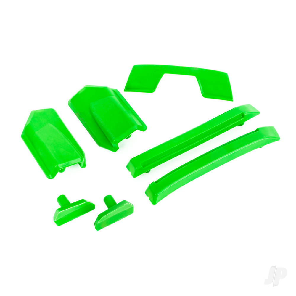 Body reinforcement set green / skid pads (roof) (fits #9511 body)