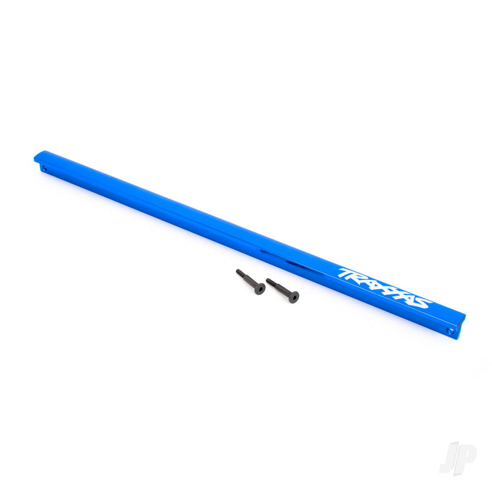 Chassis brace (T-Bar) 6061-T6 aluminium (blue-anodised) / 3x16 SS (2) (fits Sledge)