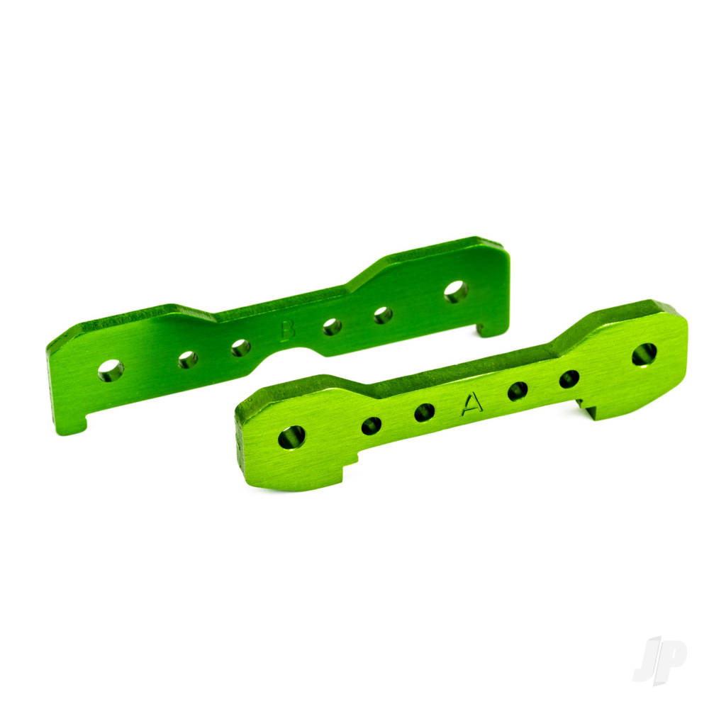 Tie bars front 6061-T6 aluminium (green-anodised)