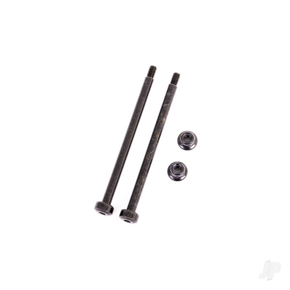 Suspension pins outer rear 3.5x56.7mm (hardened steel) (2) / M3x0.5mm NL flanged (2)