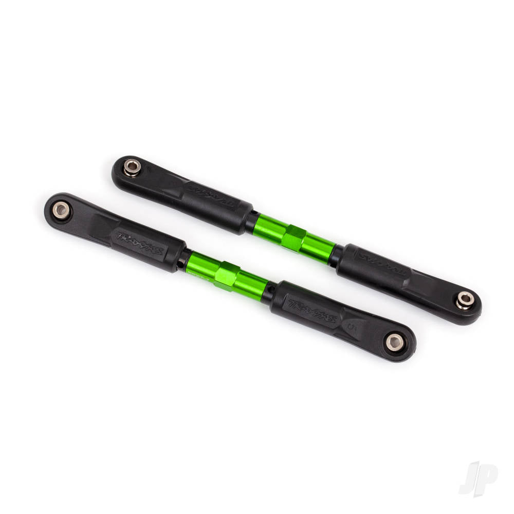 Toe links Sledge (Tubes green-anodised 7075-T6 aluminium stronger than titanium) (120mm) (2)/ rod ends assembled with steel hollow balls (4)/ aluminium wrench 8mm (1)