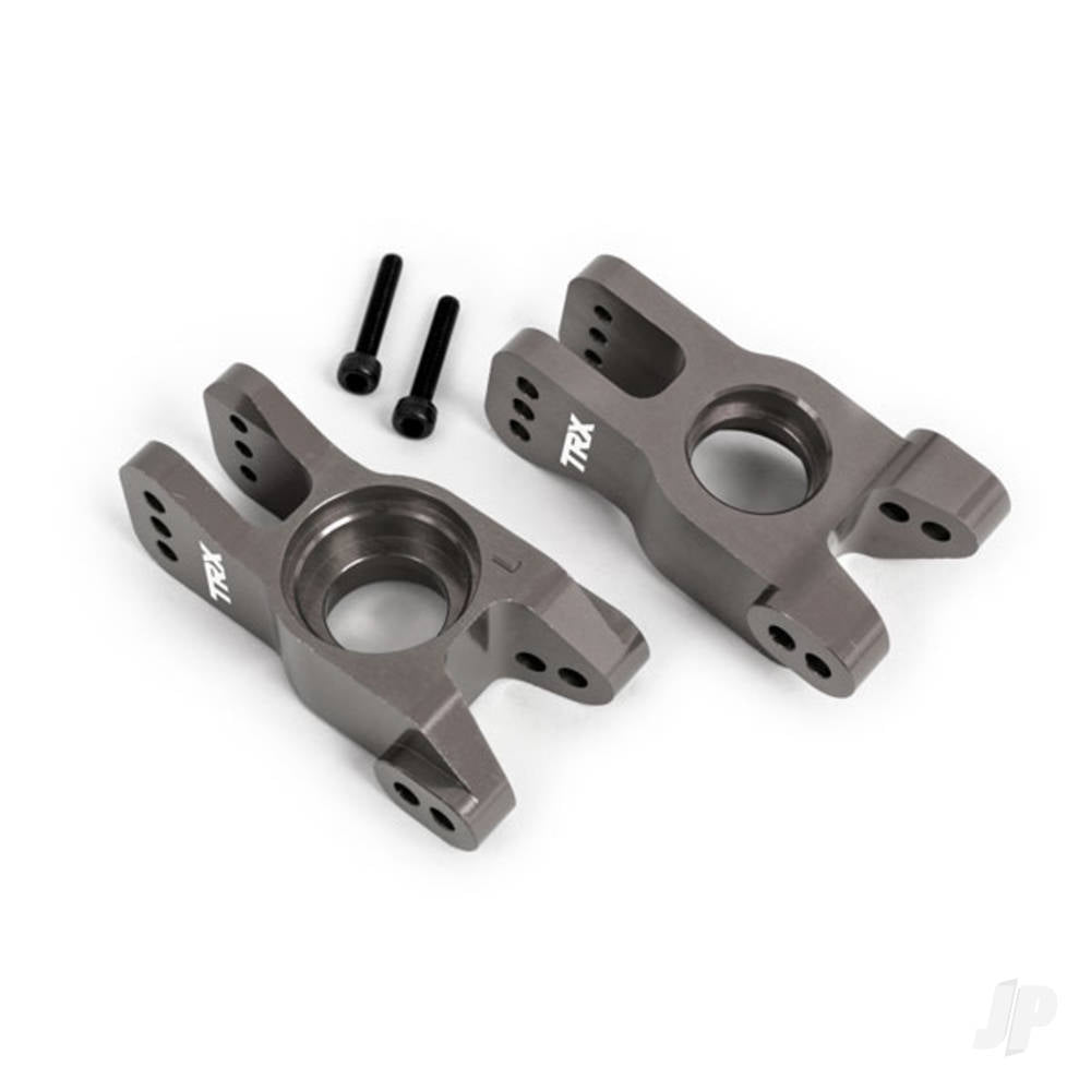 Carriers stub axle 6061-T6 aluminium (dark titanium-anodised) (left and right)