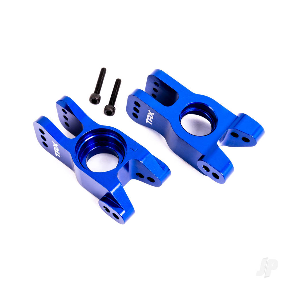 Carriers stub axle 6061-T6 aluminium (blue-anodised) (left and right)
