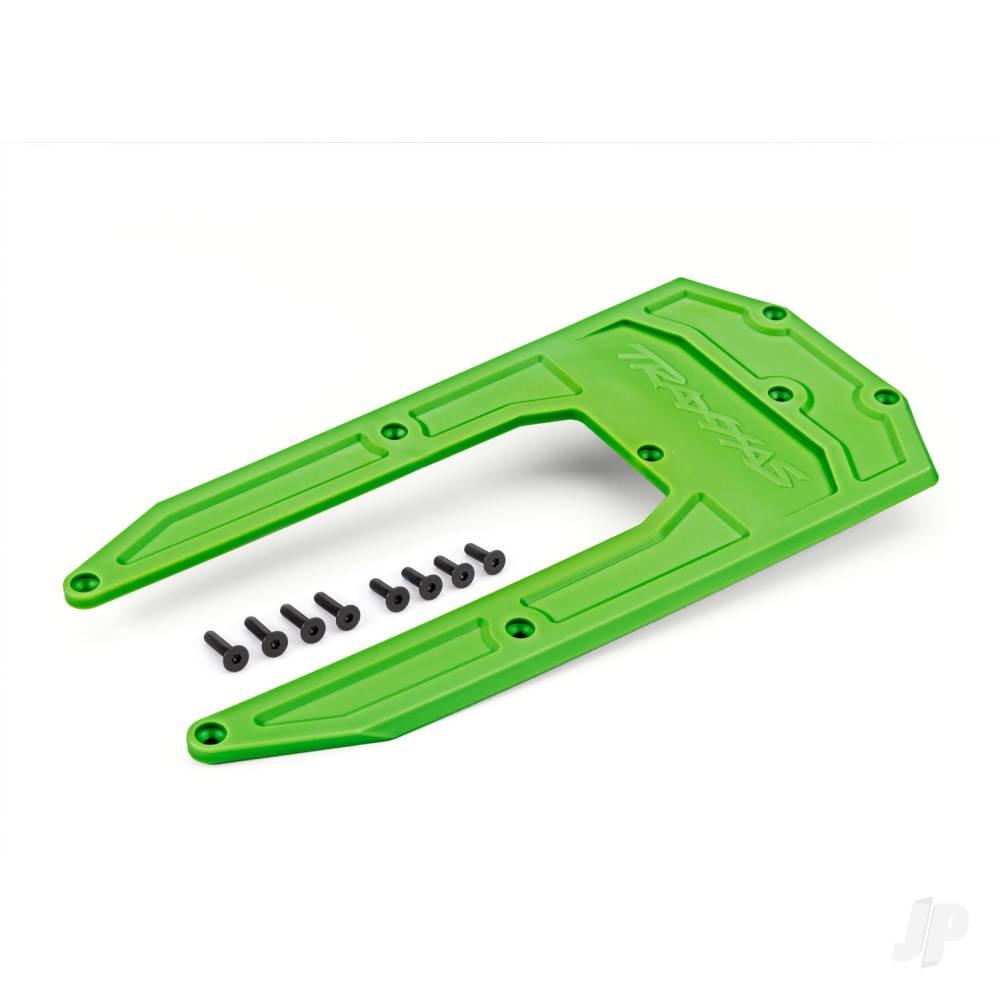 Skid plate chassis green (fits Sledge)