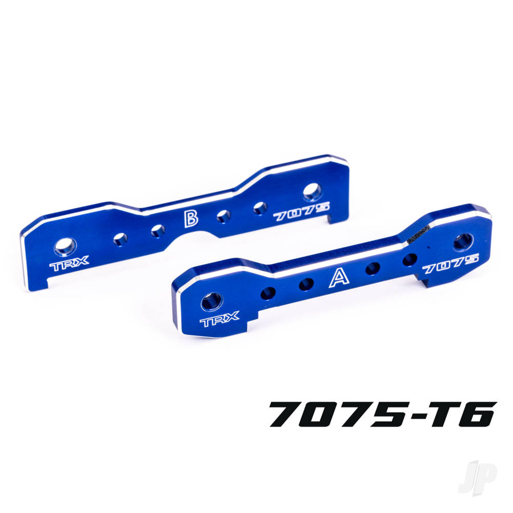 Tie bars front 7075-T6 aluminium (blue-anodised) (fits Sledge)