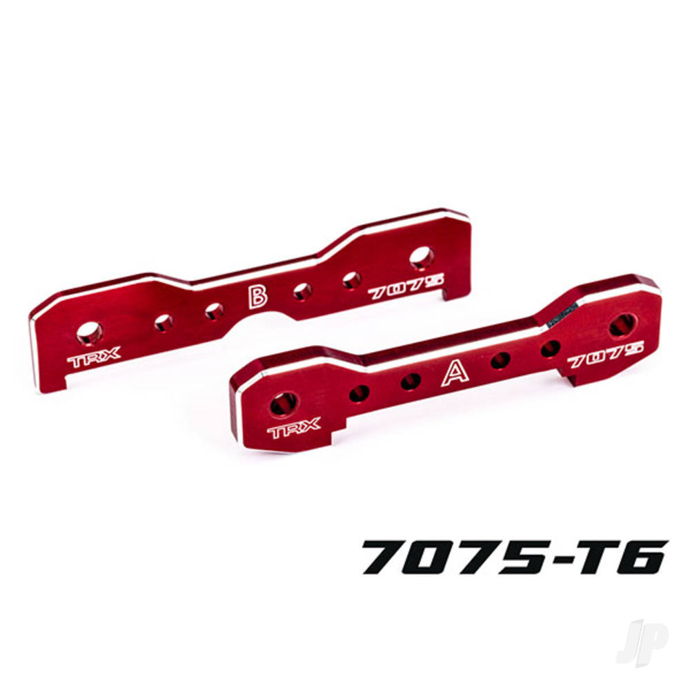 Tie bars front 7075-T6 aluminium (red-anodised) (fits Sledge)