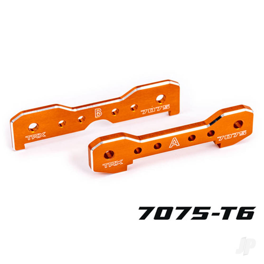 Tie bars front 7075-T6 aluminium (orange-anodised) (fits Sledge)