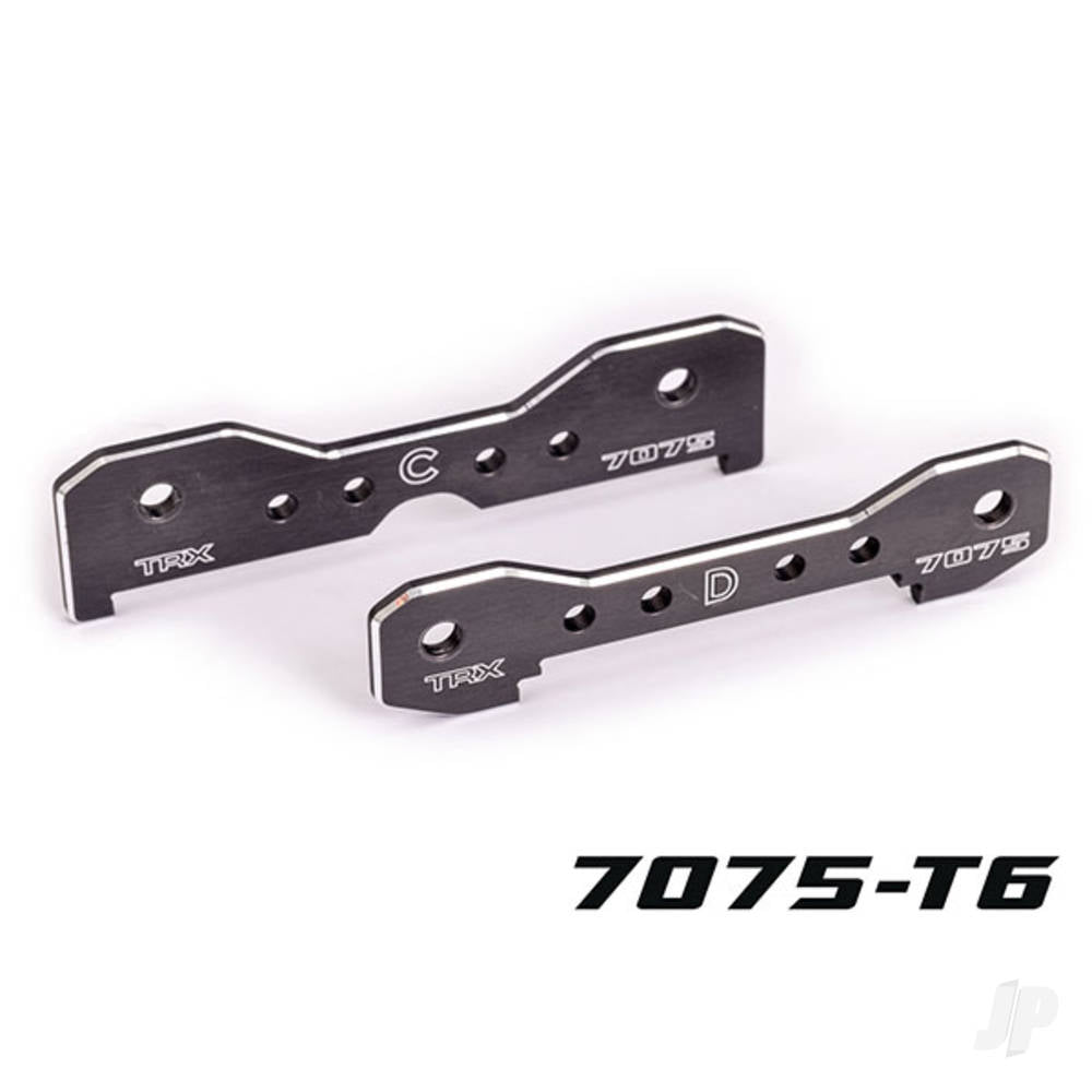Tie bars rear 7075-T6 aluminium (dark titanium-anodised) (fits Sledge)
