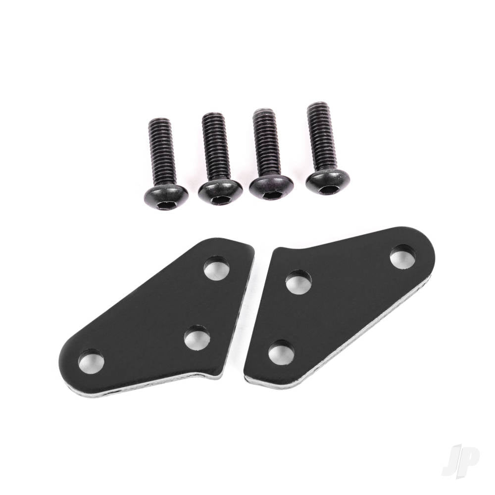 Steering block arms (aluminium dark titanium-anodised) (2) (fits #9537 and 9637 steering blocks)