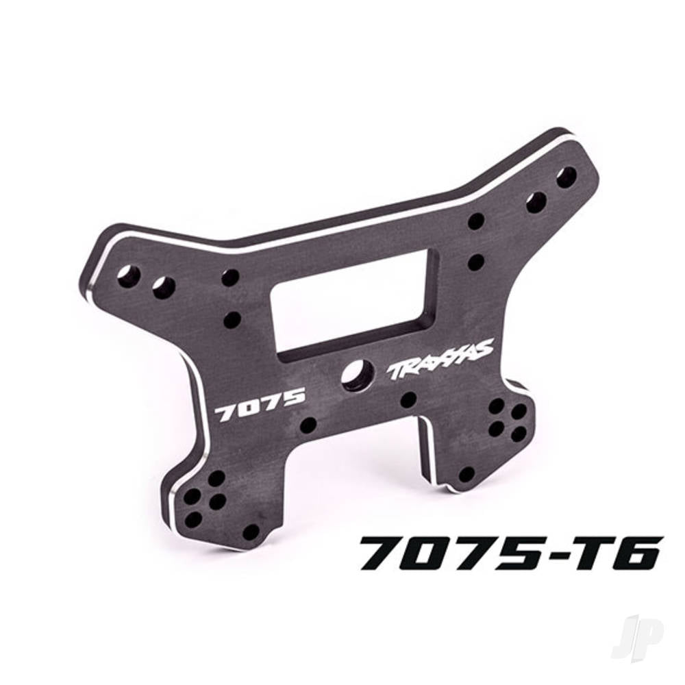 Shock tower front 7075-T6 aluminium (dark titanium-anodised) (fits Sledge)