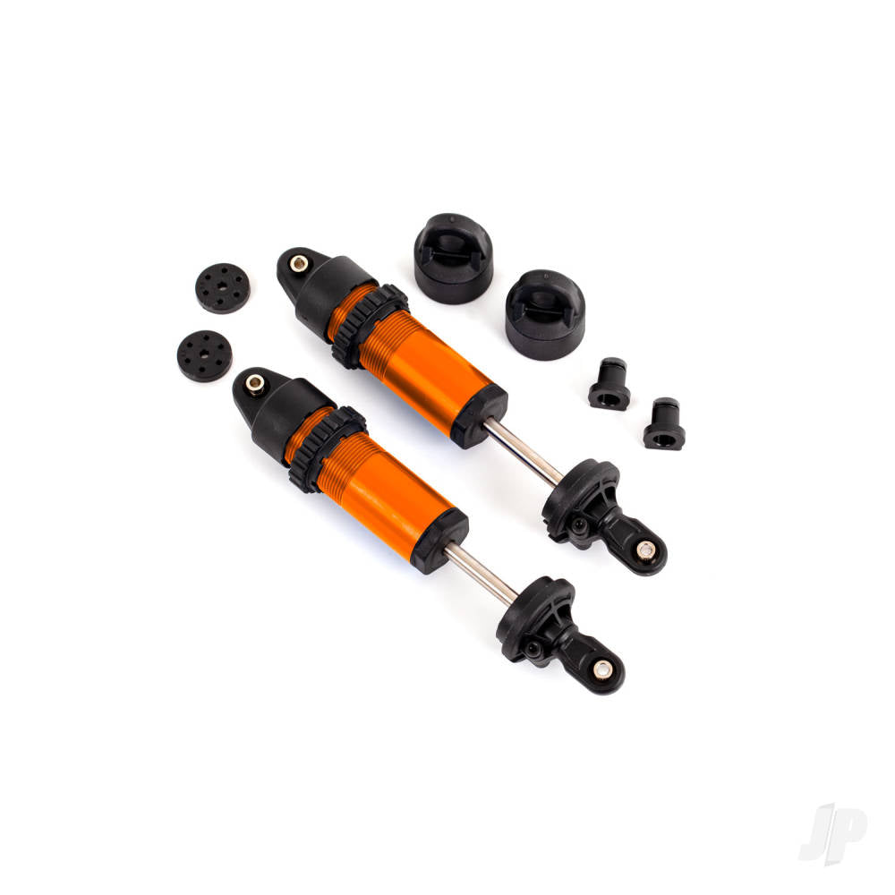 Shocks GT-Maxx aluminium (orange-anodised) (fully assembled wo springs) (2)