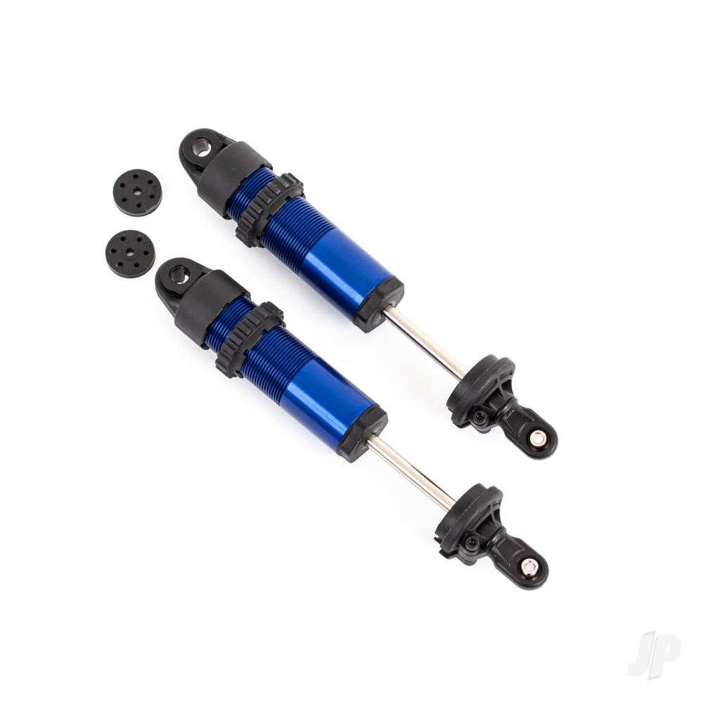 Shocks GT-Maxx long aluminium (blue-anodised) (fully assembled w / o springs) (2)
