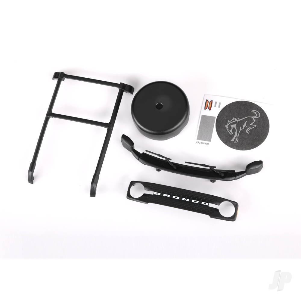 Roof rack/ spare Tyre cover/ cowl/ grille (fits #9711 body)