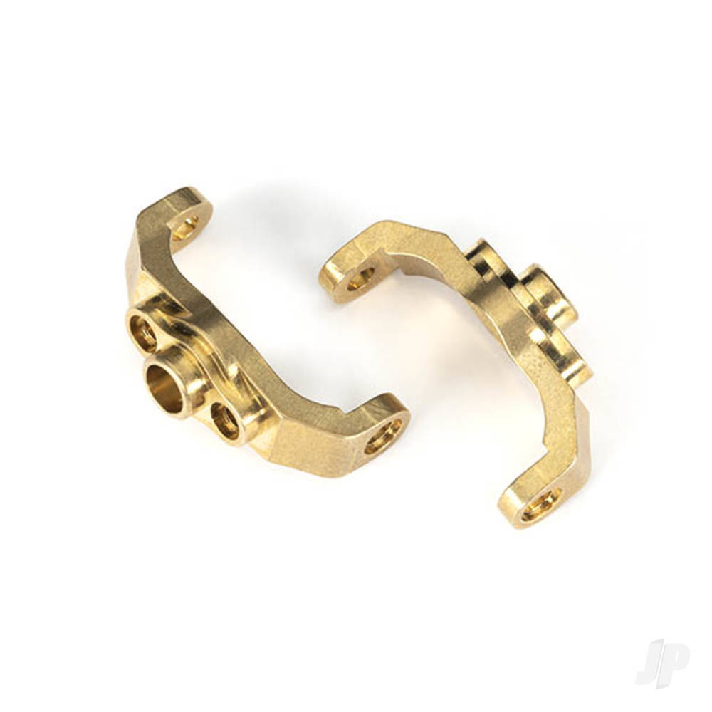 Caster Block Brass