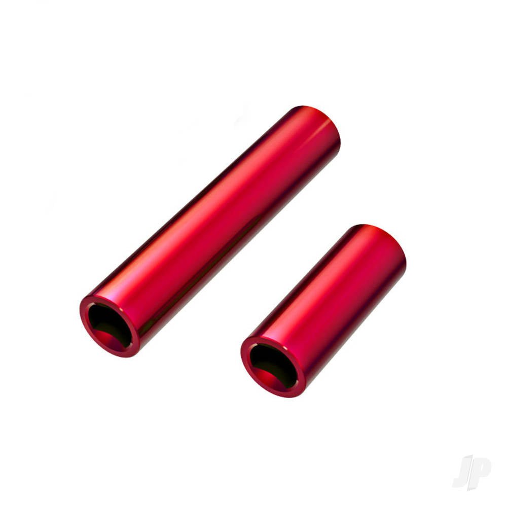 Driveshafts Center female 6061-T6 aluminium (red-anodised) (front & rear) (for use with #9751 metal centre driveshafts)