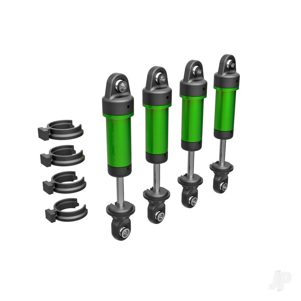 Shocks GTM 6061-T6 aluminium (green-anodised) (fully assembled w/o springs) (4)