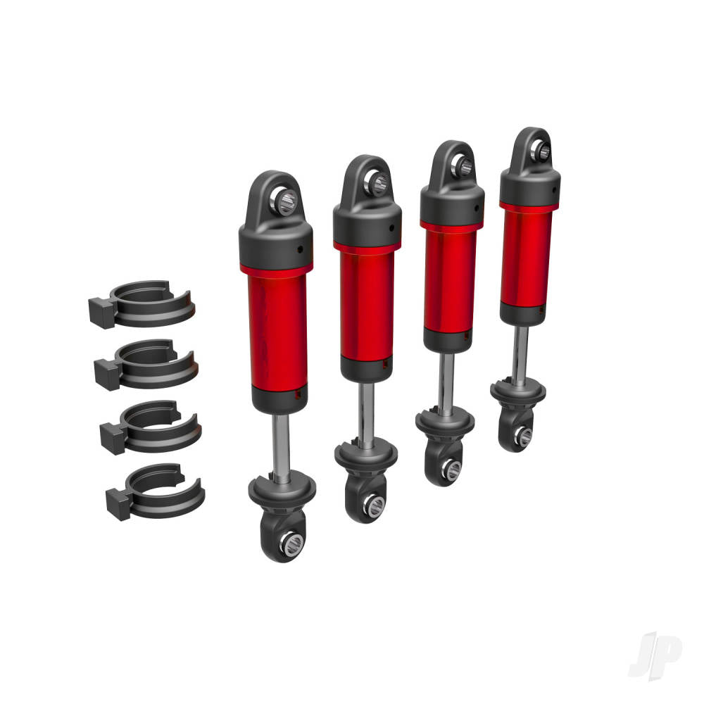 Shocks GTM 6061-T6 aluminium (red-anodised) (fully assembled w/o springs) (4)