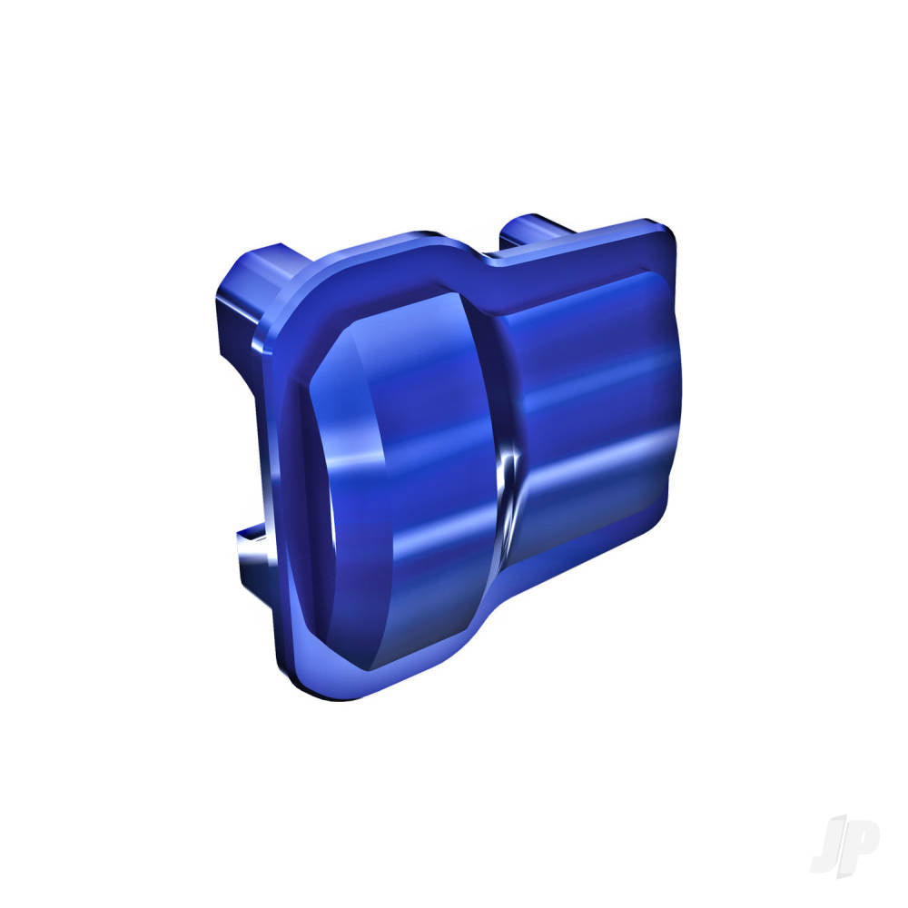Axle cover 6061-T6 aluminium (blue-anodised) (2)/ 1.6x12mm BCS (with threadlock) (8)