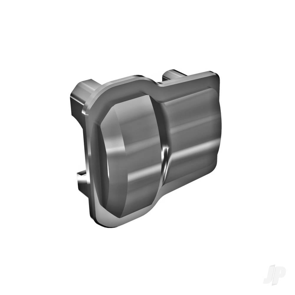 Axle cover 6061-T6 aluminium (dark titanium-anodised) (2)/ 1.6x12mm BCS (with threadlock) (8)