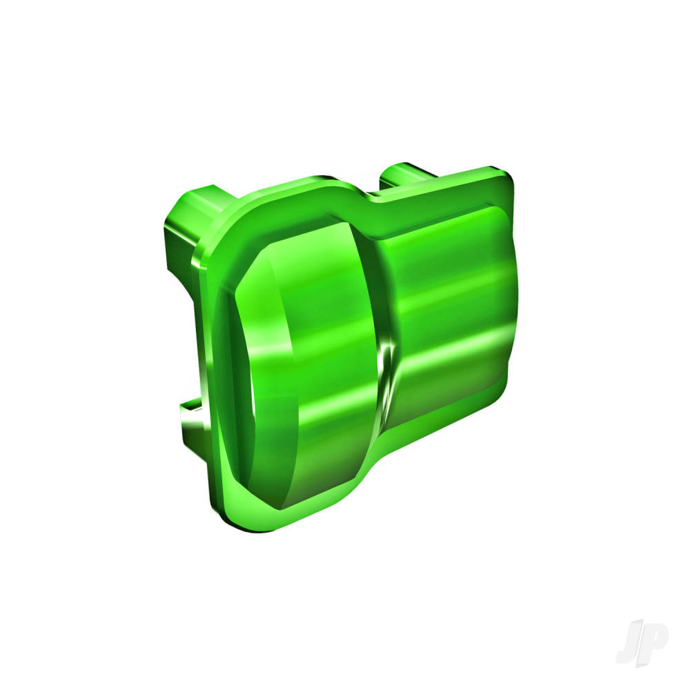Axle cover 6061-T6 aluminium (green-anodised) (2)/ 1.6x12mm BCS (with threadlock) (8)