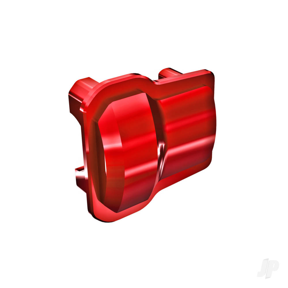Axle cover 6061-T6 aluminium (red-anodised) (2)/ 1.6x12mm BCS (with threadlock) (8)