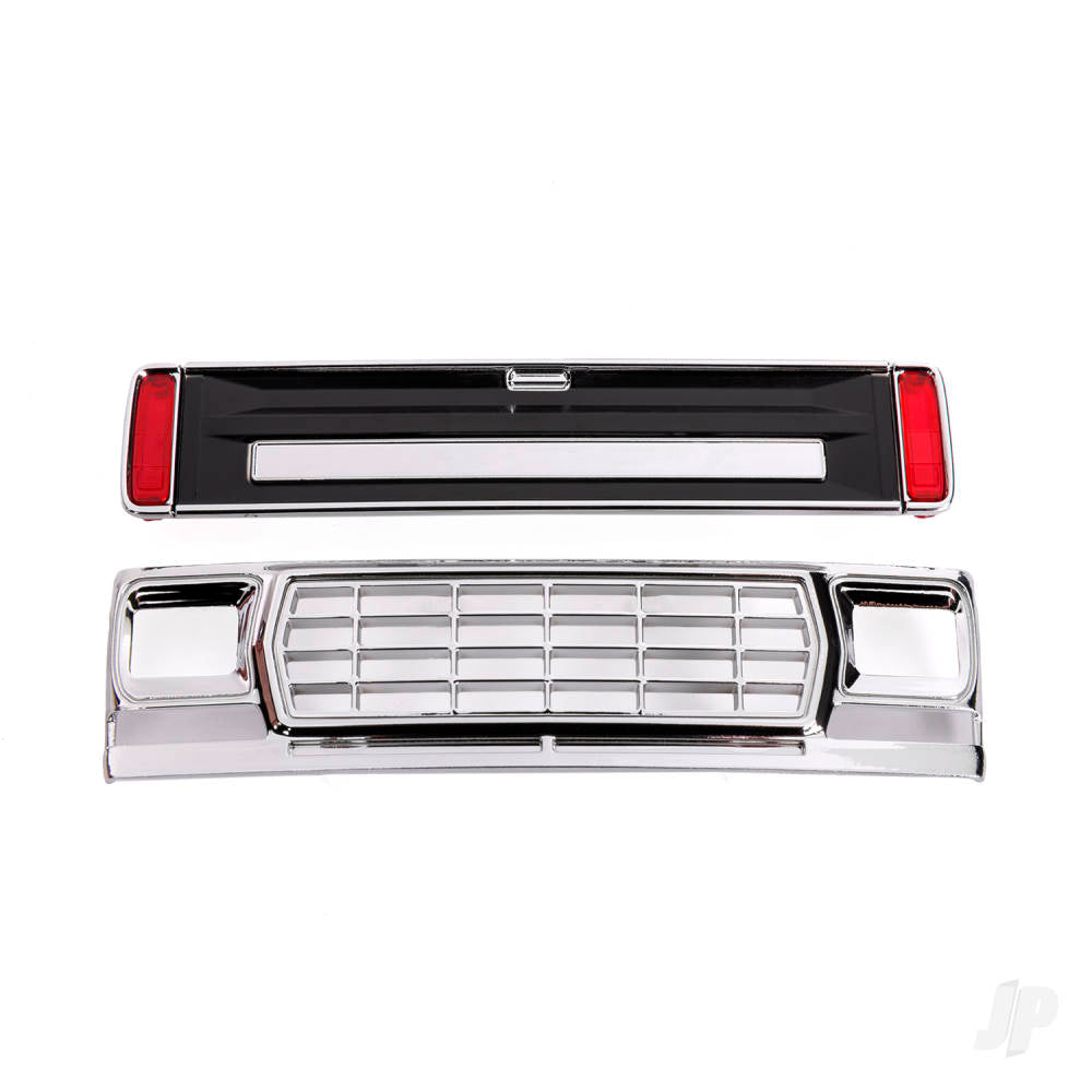 Front grille/ tailgate panel (black)/ LED lenses (rear left & right) (fits #9812 body)