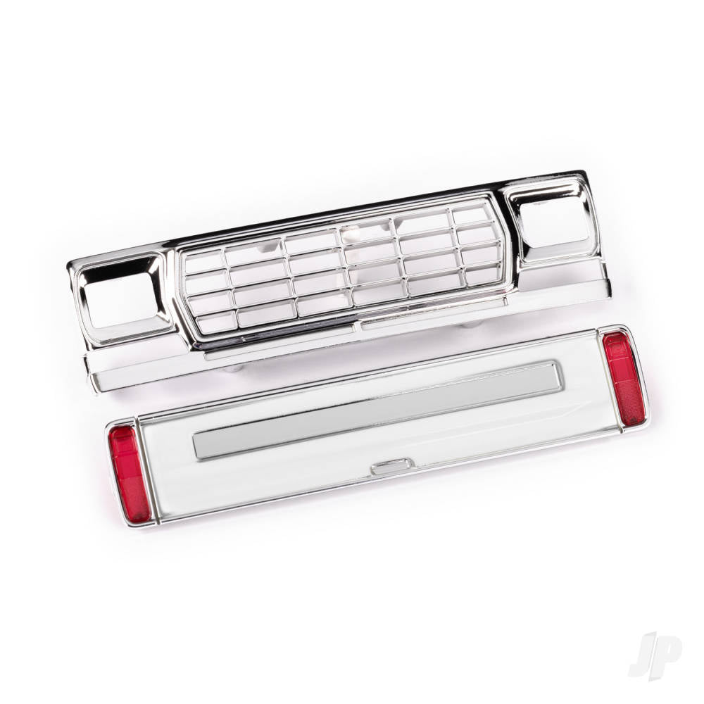 Front grille/ tailgate panel (white requires painting)/ LED lenses (rear left & right) (unassembled) (fits #9812 body)