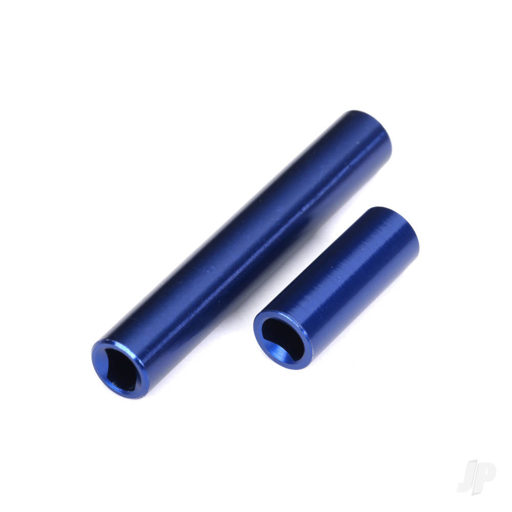 Driveshafts center female 6061-T6 aluminium (blue-anodised) (front & rear) (for use with #9751 metal centre driveshafts) (fits 1/18 TRX-4M vehicles with 162mm wheelbase)