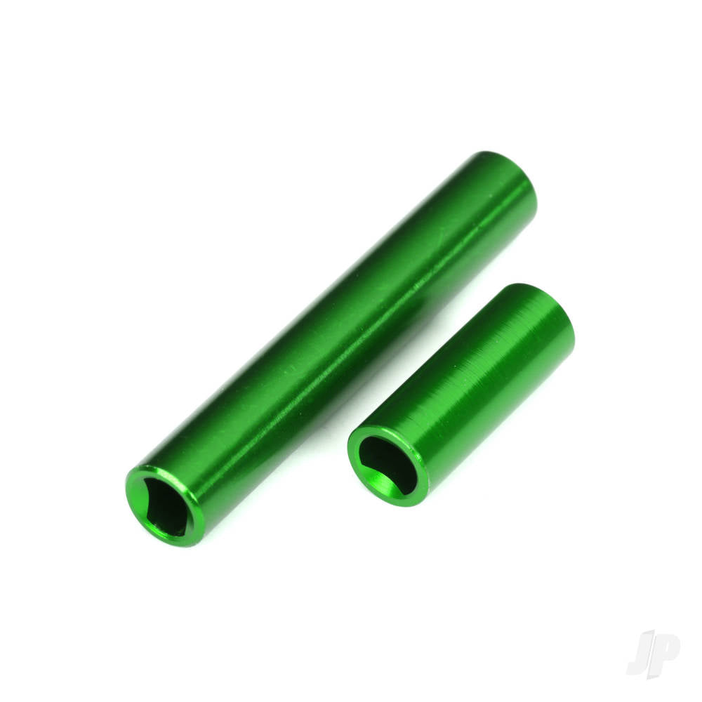 Driveshafts center female 6061-T6 aluminium (green-anodised) (front & rear) (for use with #9751 metal centre driveshafts) (fits 1/18 TRX-4M vehicles with 162mm wheelbase)