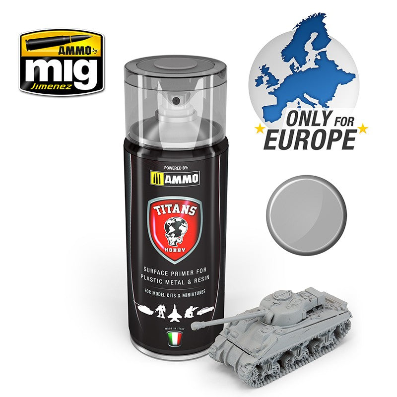 TITAN HOBBY LIGHT GREY MATT PRIMER 400ML