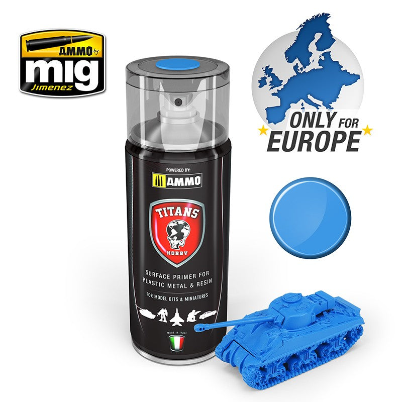 TITAN HOBBY SPACE BLUE MATT PRIMER 400ML