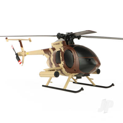 Twister MD 500 Scale 250 Flybarless Helicopter with 6 Axis Stabilisation and Altitude Hold Brown/Sand