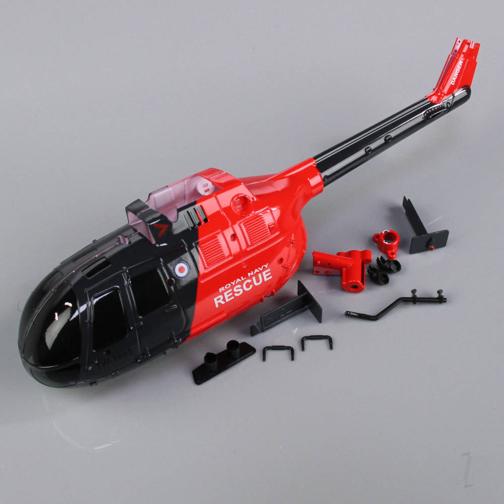 Fuselage Body Grey/Red (for BO-105)