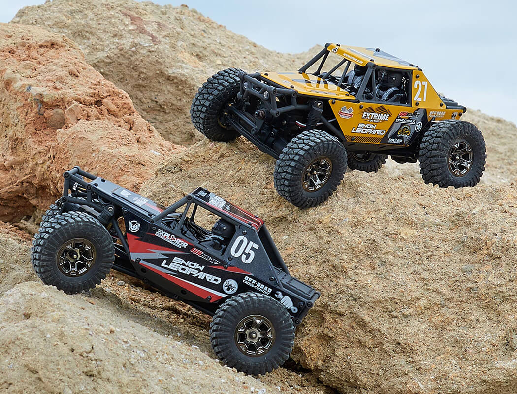 UDI RC UCX24 SNOW LEOPARD 1/24 CRAWLER RTR BRUSHLESS 4WS Yellow