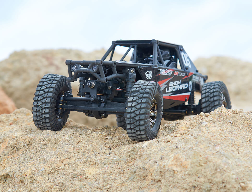 UDI RC UCX24 SNOW LEOPARD 1/24 CRAWLER RTR BRUSHED - BLACK