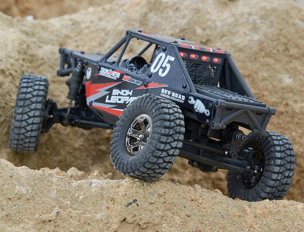 UDI RC UCX24 SNOW LEOPARD 1/24 CRAWLER RTR BRUSHED - BLACK