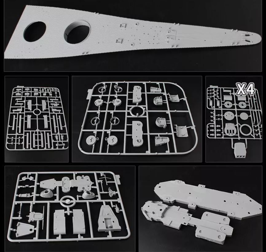 VERY FIRE 1/350 USS Missouri Advanced version US Navy Battleship HELL IN THE PACIFIC Kit - VF350909ADit