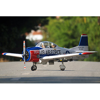 VQ T-28 Trojan US Airforce - Red/White 69.7in Wingspan ARF