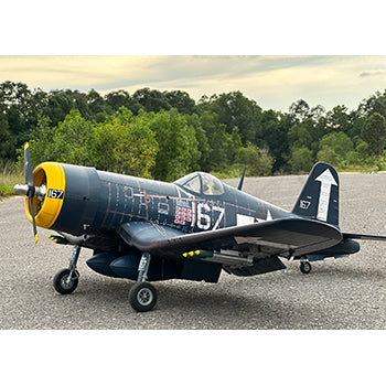 VQ Models F4U Corsair 120 SIZE EP-GP 1.8M (Blue/Yellow) Pre Order - Expected Mid November