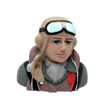 VQ Models Painted WWII Pilot Bust (Allied) for .46 Size