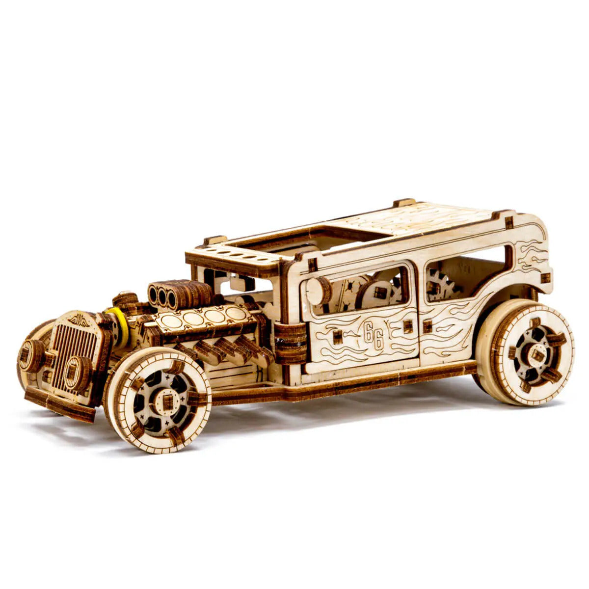 Woodencity Puzzle Hot Rod
