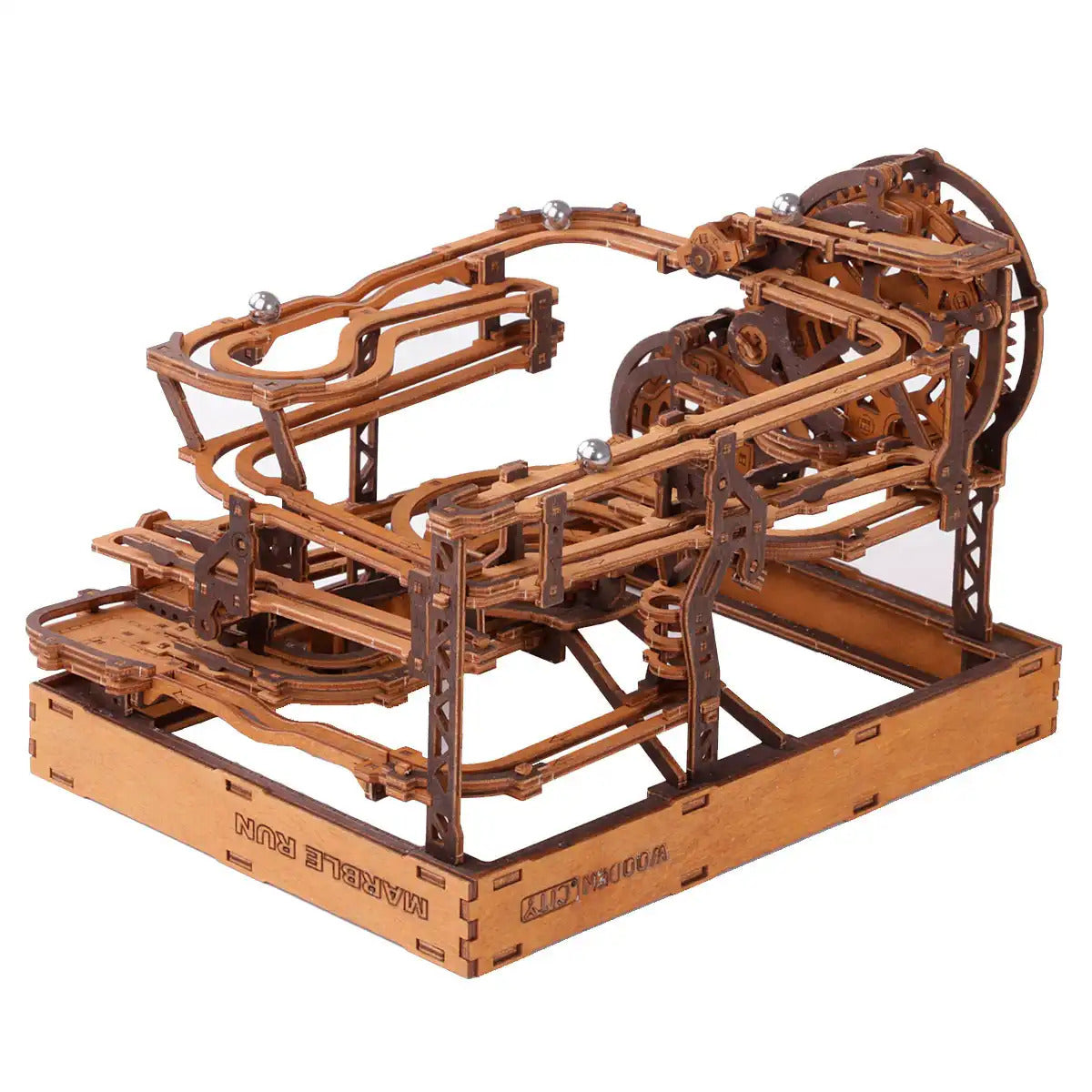 Woodencity Puzzle Marble Run