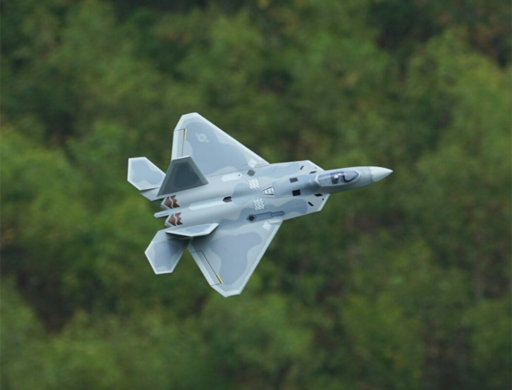 XFLY TWIN 40MM F-22 EDF 702MM JET W/O TX/RX/BATT XF117P
